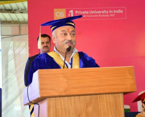 Convocation address from the podium