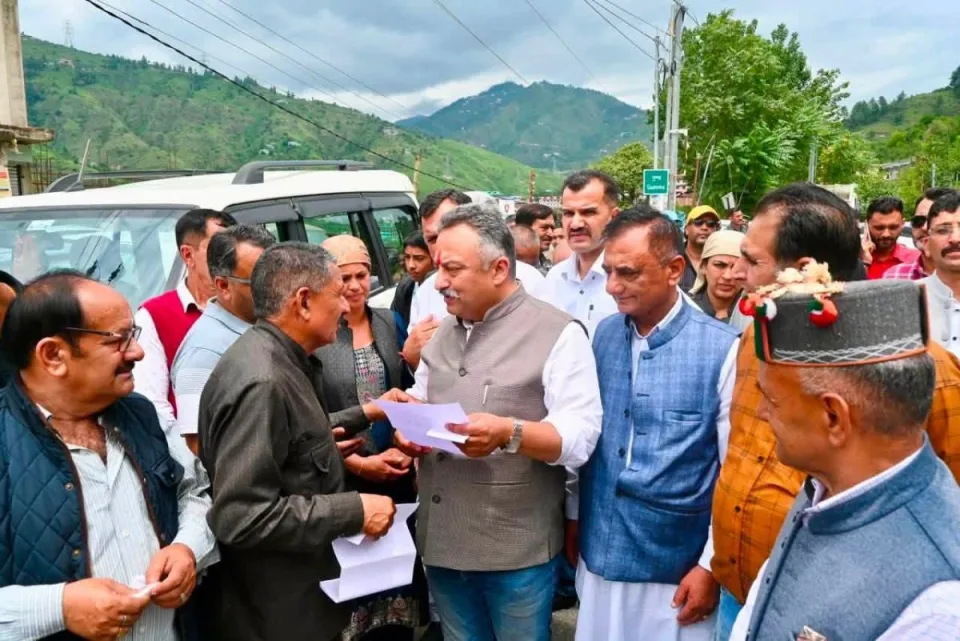 Receiving a petition from a resident