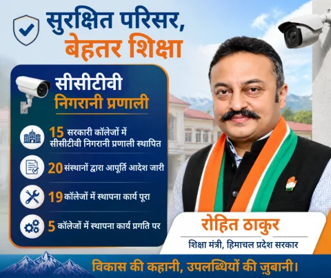 रोहित ठाकुर – सुरक्षित परिसर, बेहतर शिक्षा